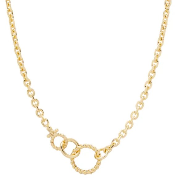 Gorjana Jewelry Gorjana 8k Gold Plated Crew Link Necklace Poshmark